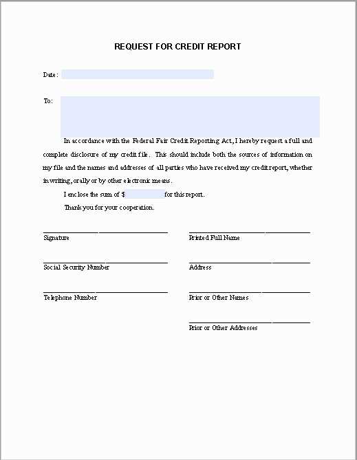 section 609 letter template