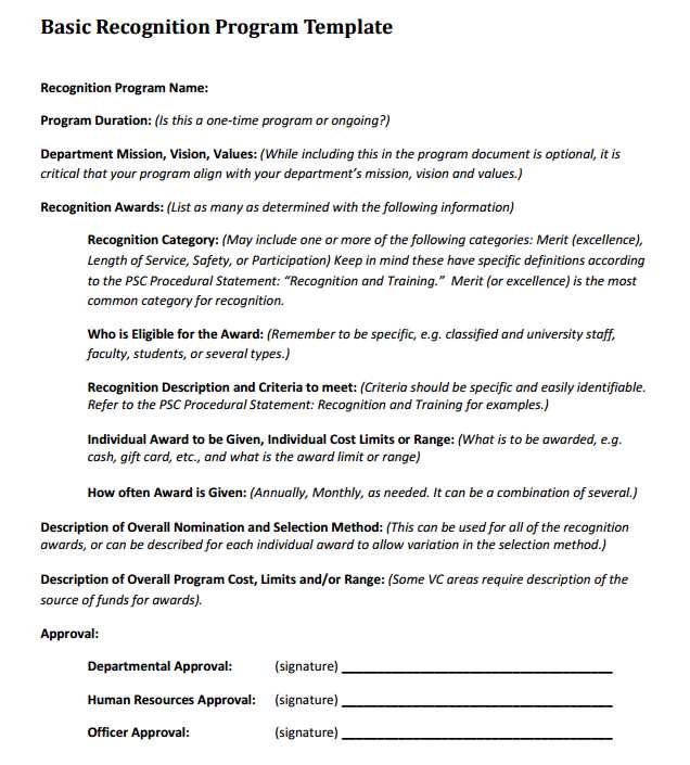 self nomination letter template