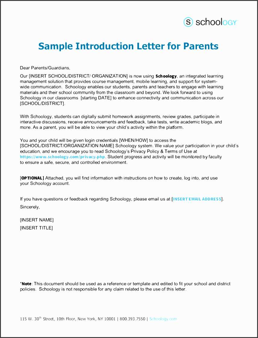 service introduction letter template