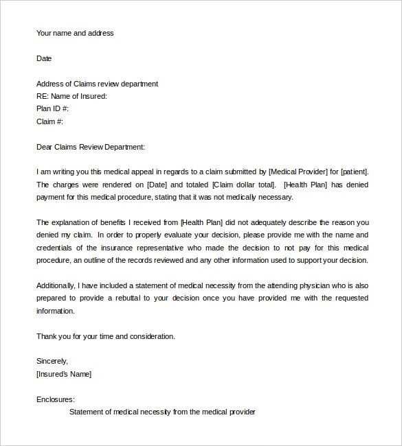 short term disability appeal letter template