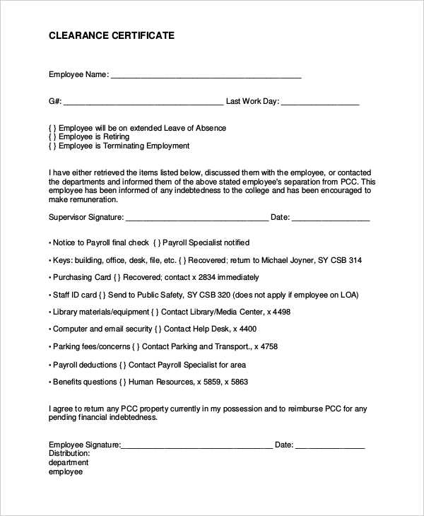 surgical clearance letter template