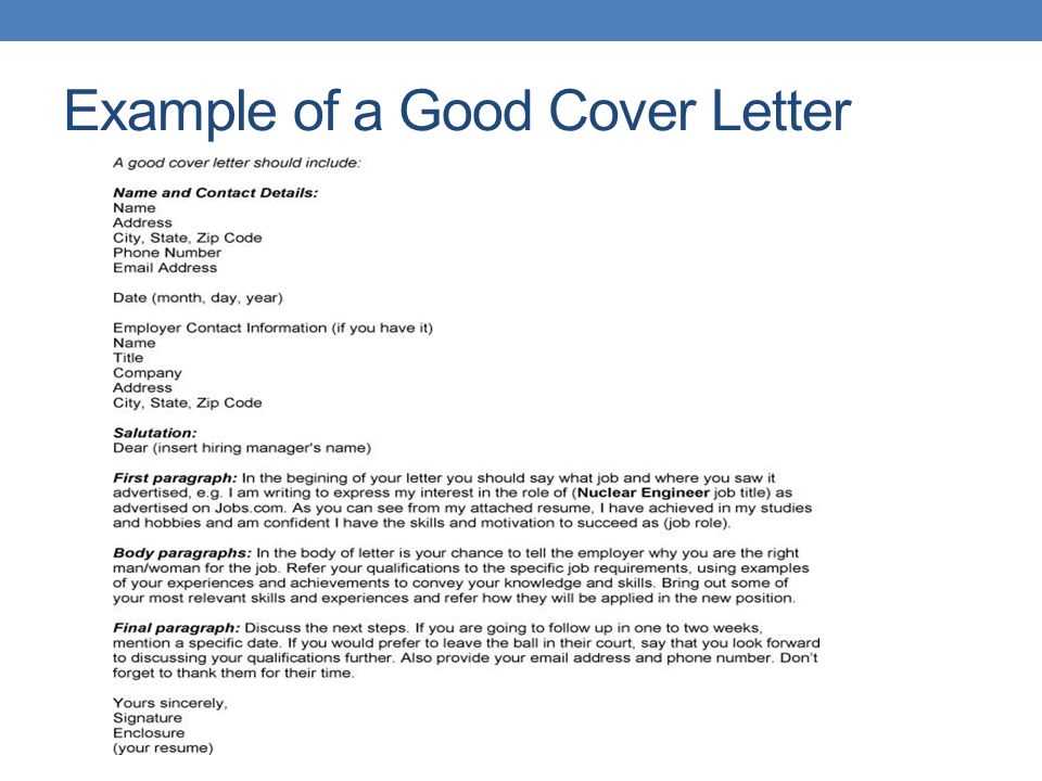 template cover letter for job application