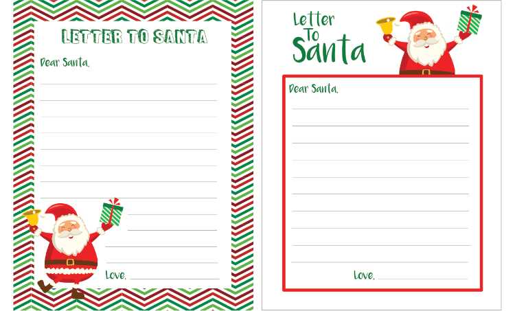 template letter from santa to child