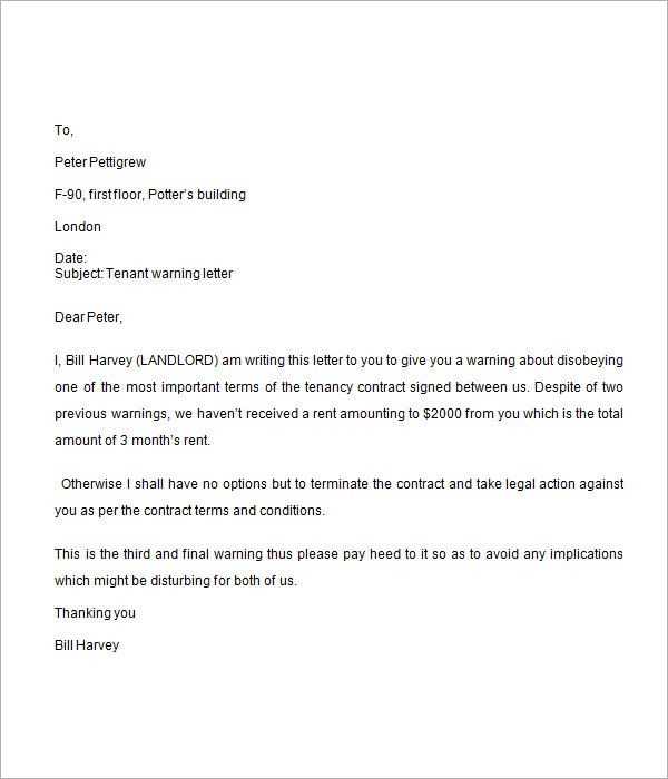 tenant referral letter template