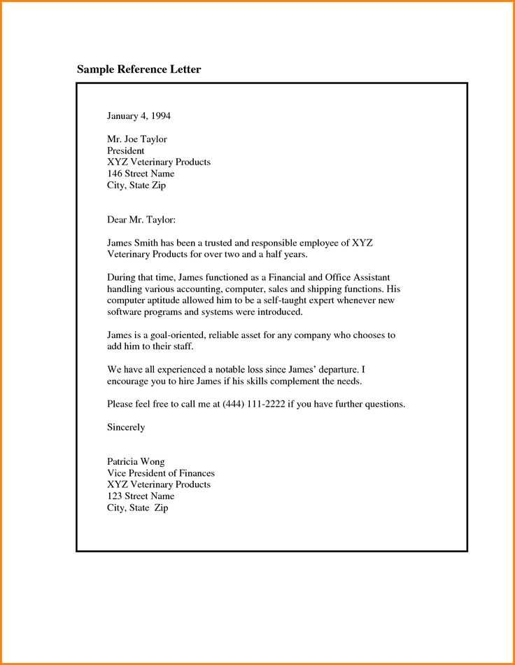 testimonial letter template