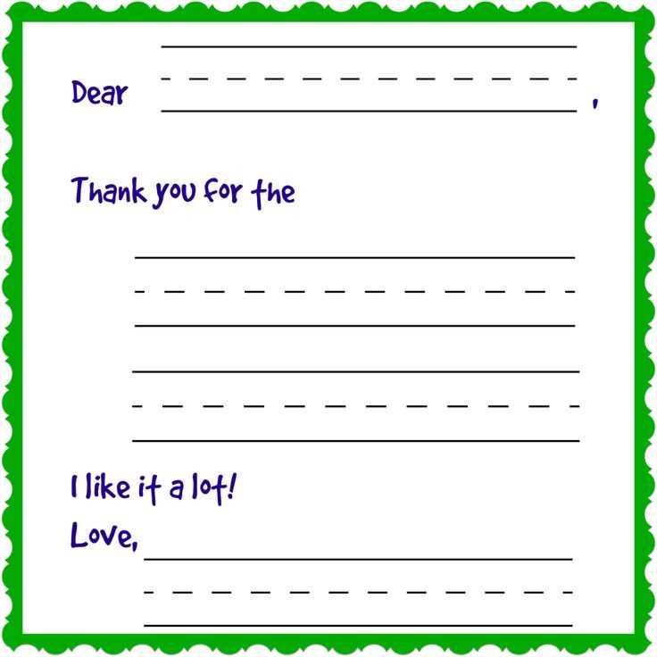 thankful letter template