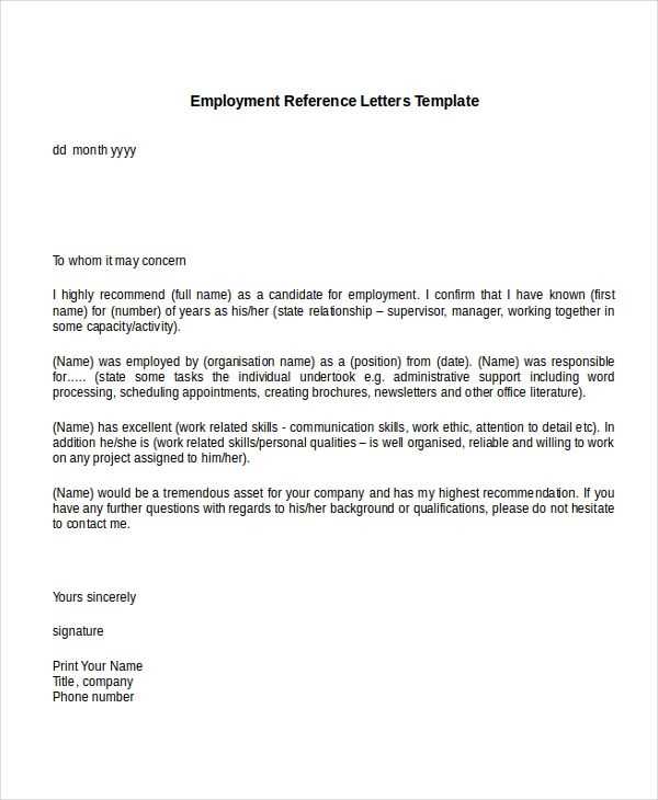 transition letter template