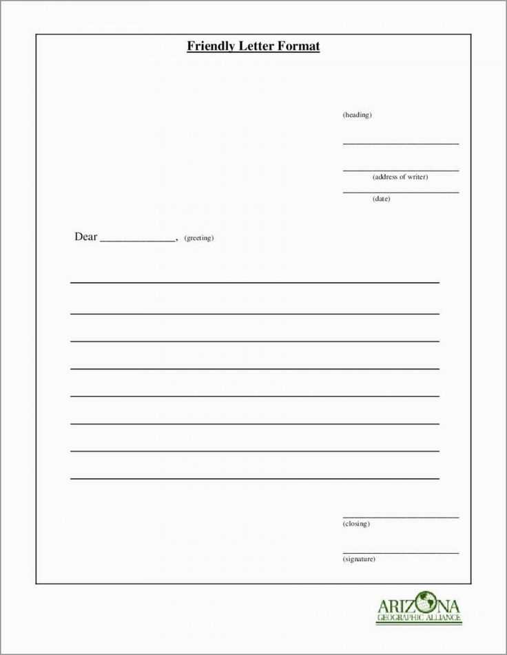 two page letter template