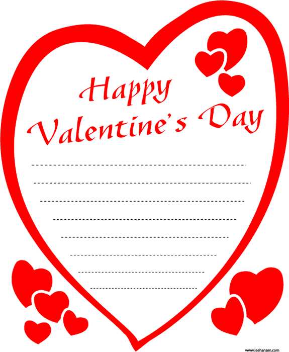 valentine letter template