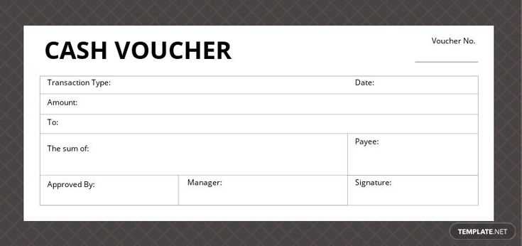 voucher letter template