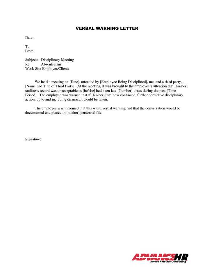 warning letter to tenant for violations template