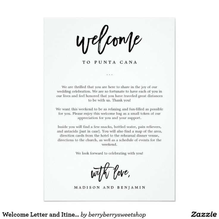 wedding welcome bag letter template free