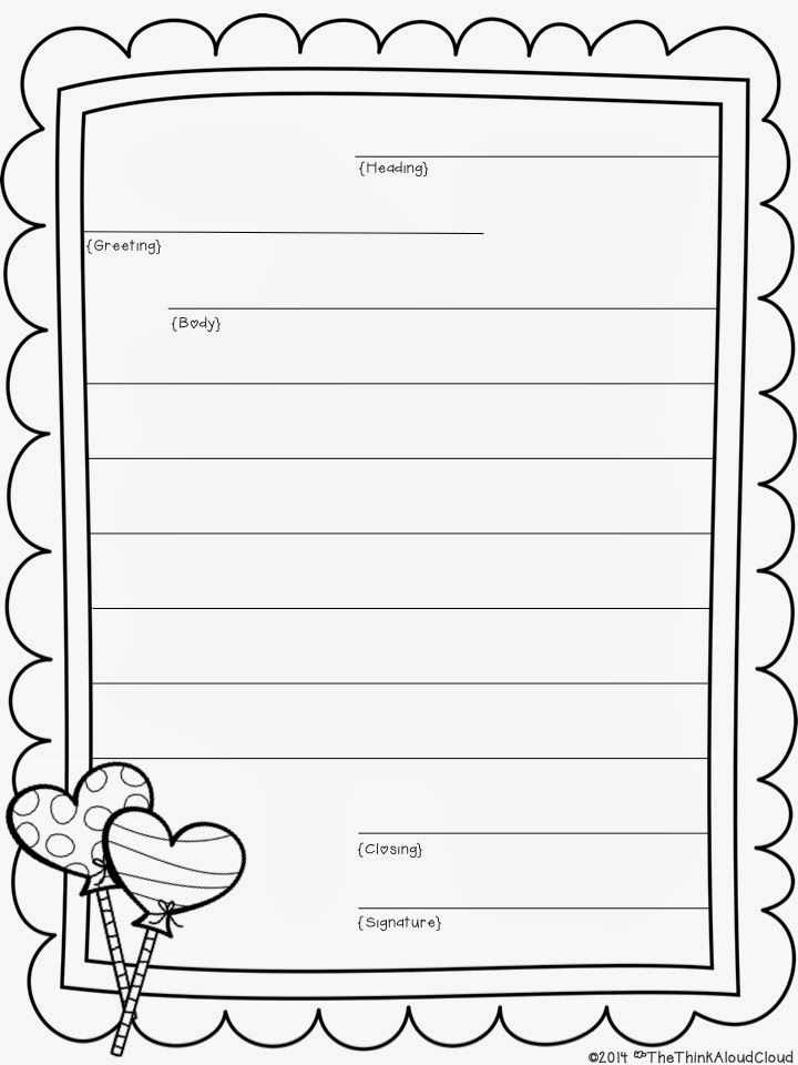 weekly letter template