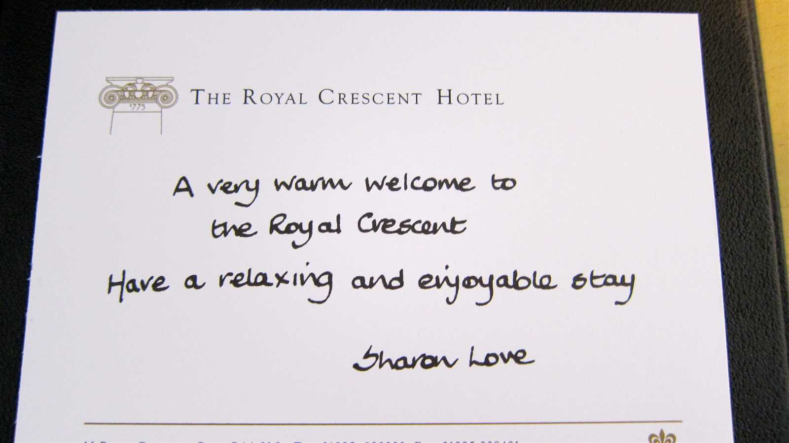 welcome letter template for hotel guest