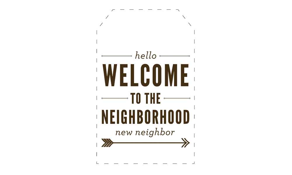 welcome to the neighborhood letter template