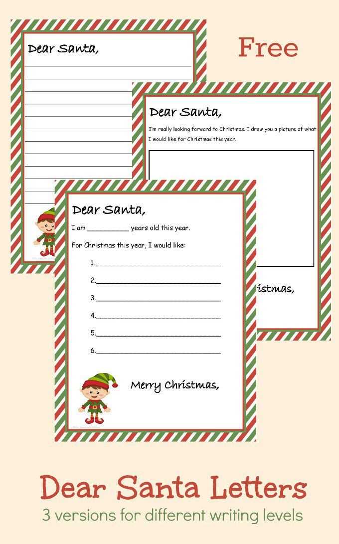 writing a christmas letter template