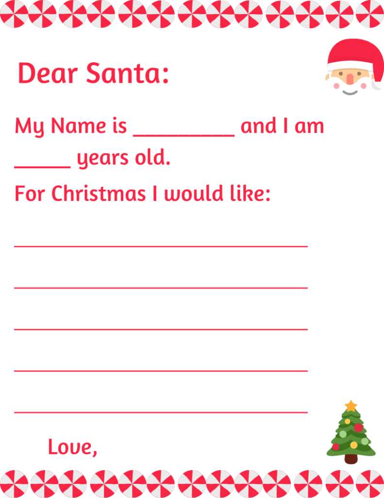 writing a christmas letter template