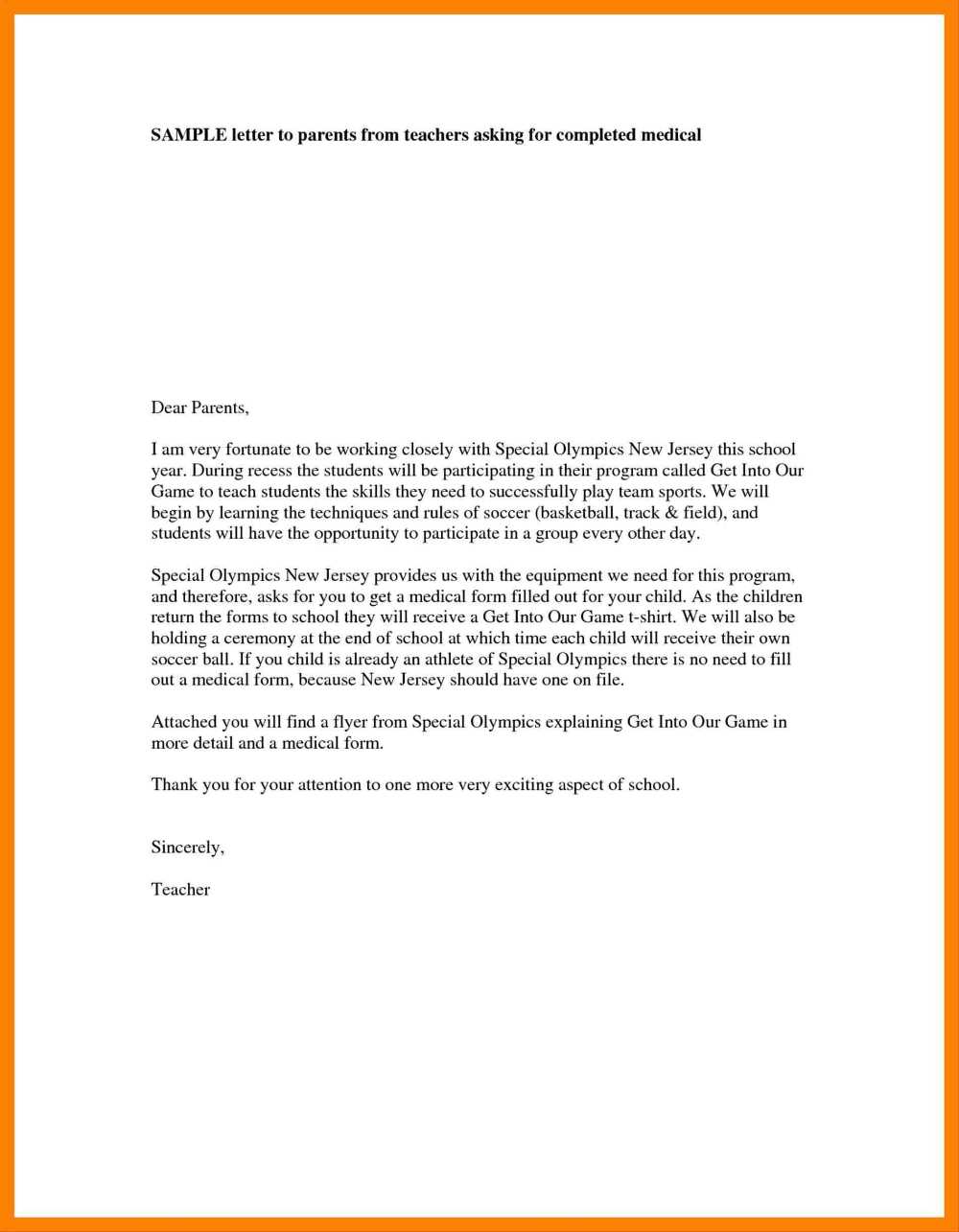 a letter to my teacher template