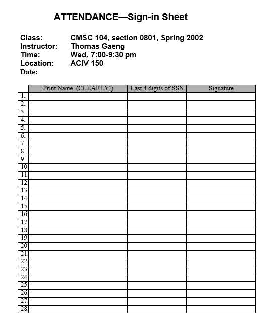 attendance letter template for schools