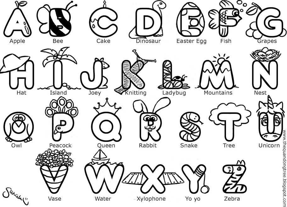 abc letter templates