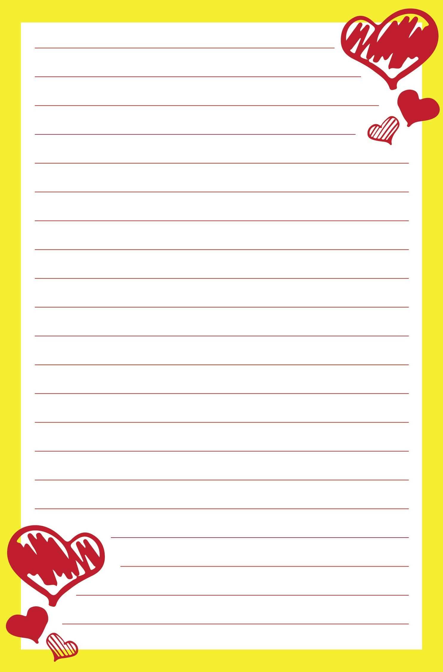 self love letter template