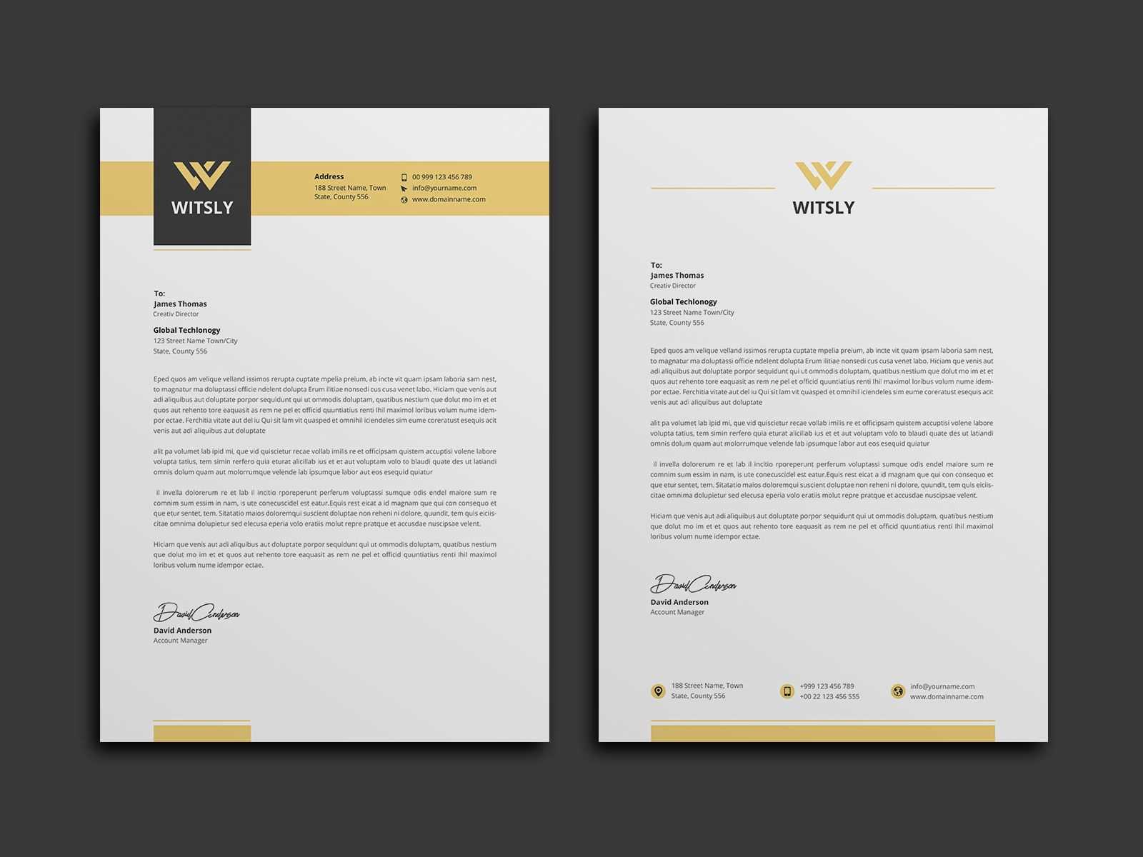 advertising agency of record letter template