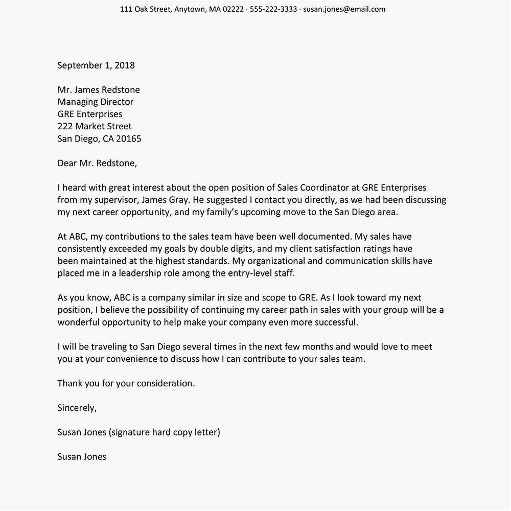 handwritten cover letter template