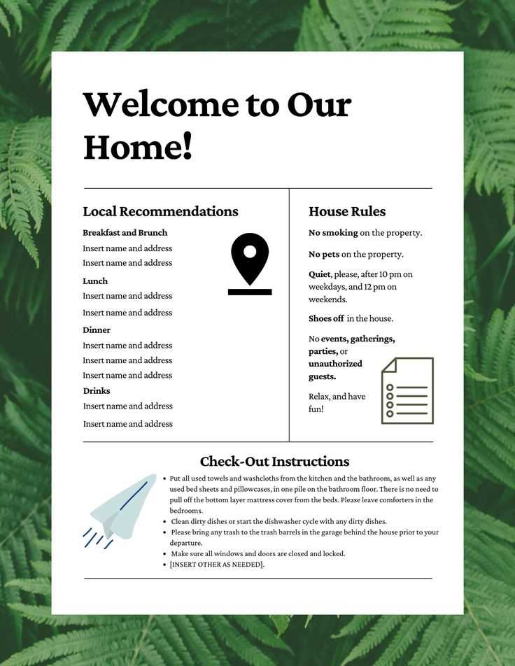 airbnb host welcome letter template