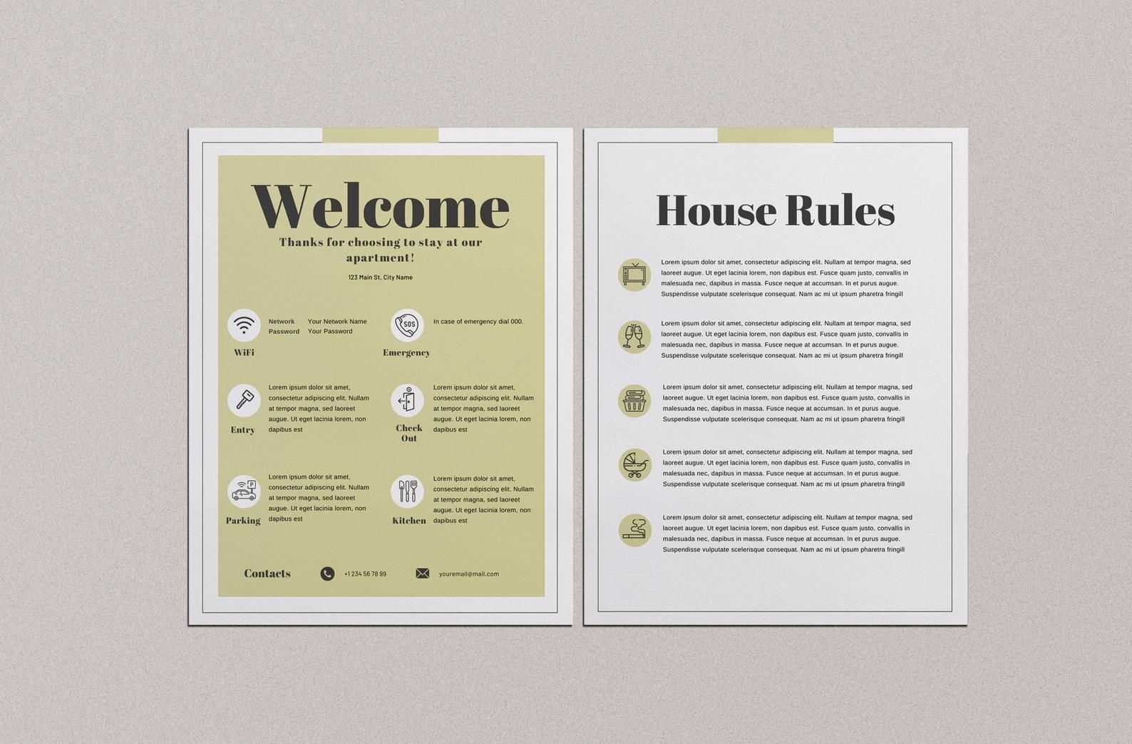 airbnb template welcome letter