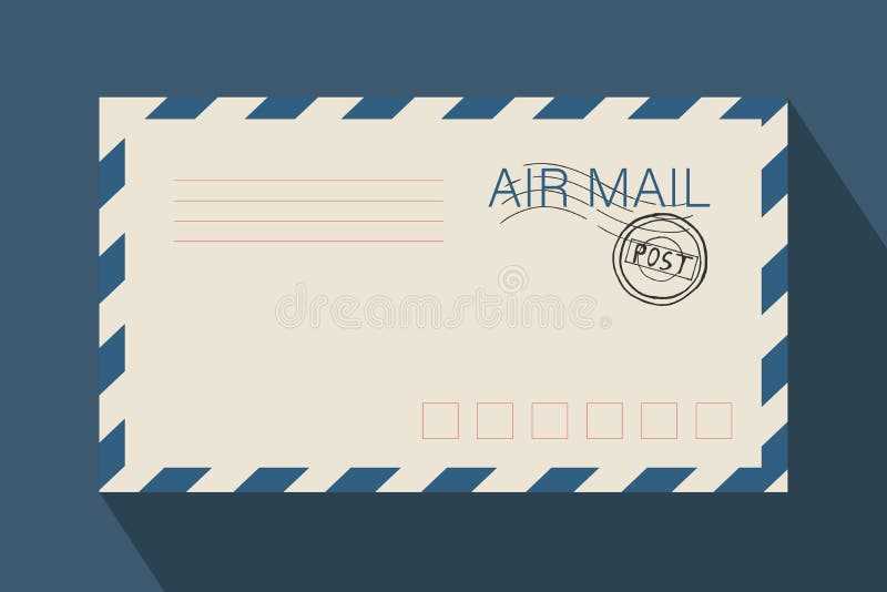 airmail letter template