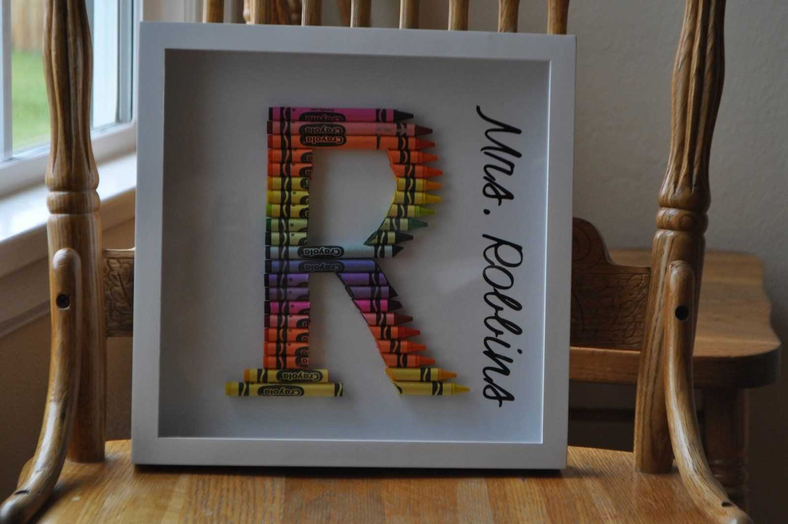 crayon letter art templates