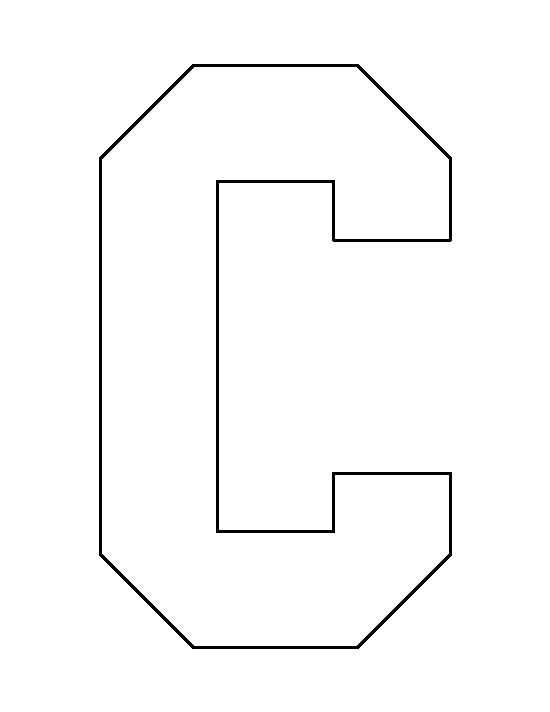 the letter c template