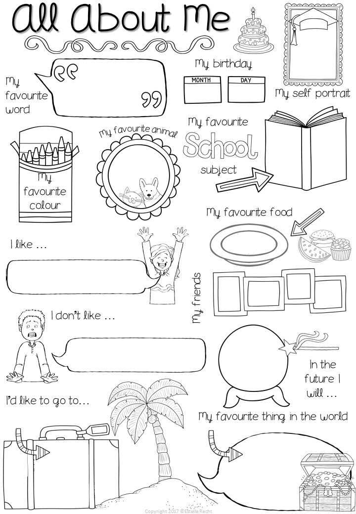 all about me letter template