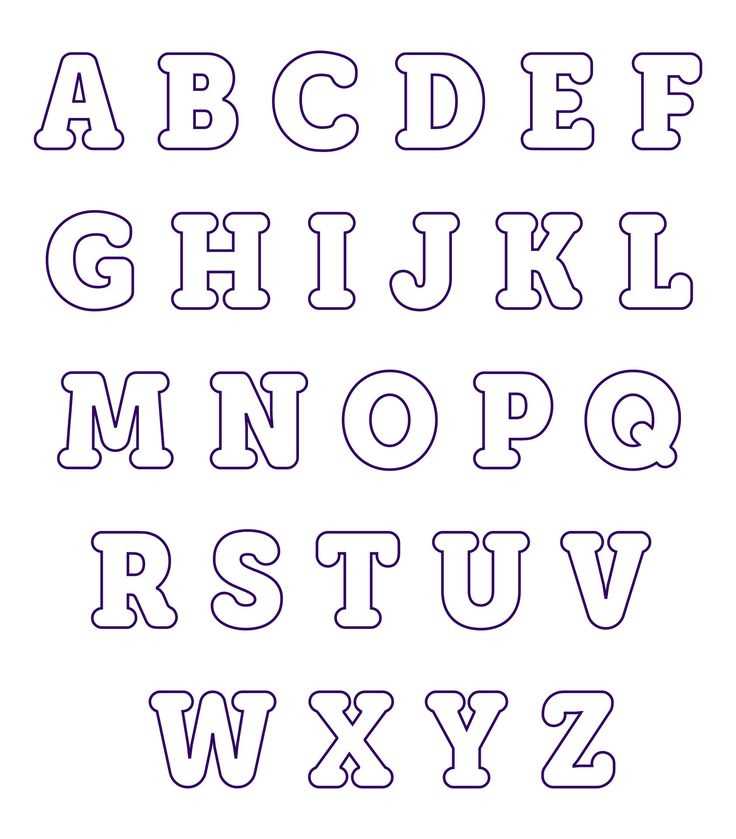 alphabet letter template design