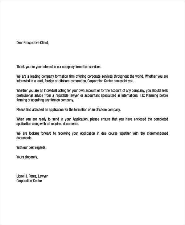 tax client letter template