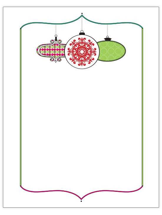 annual christmas letter template