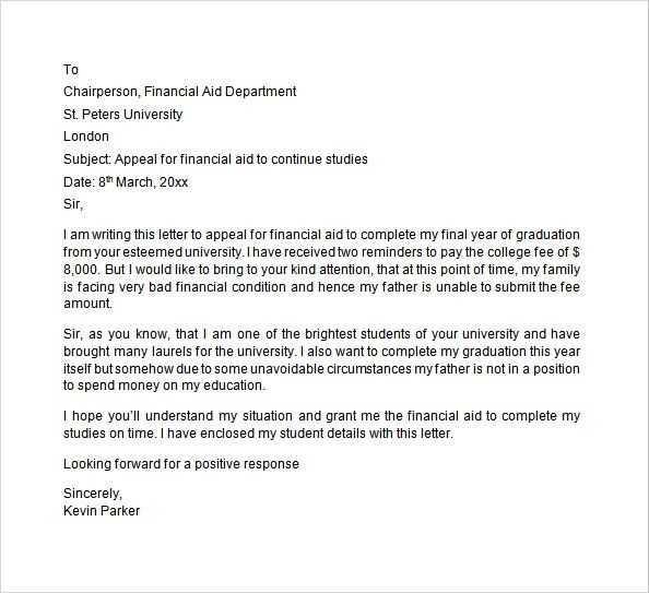 appeal council housing decision letter template