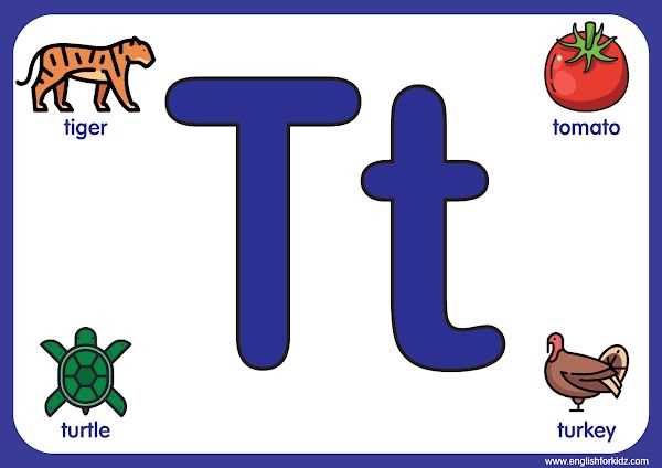 letter t template preschool