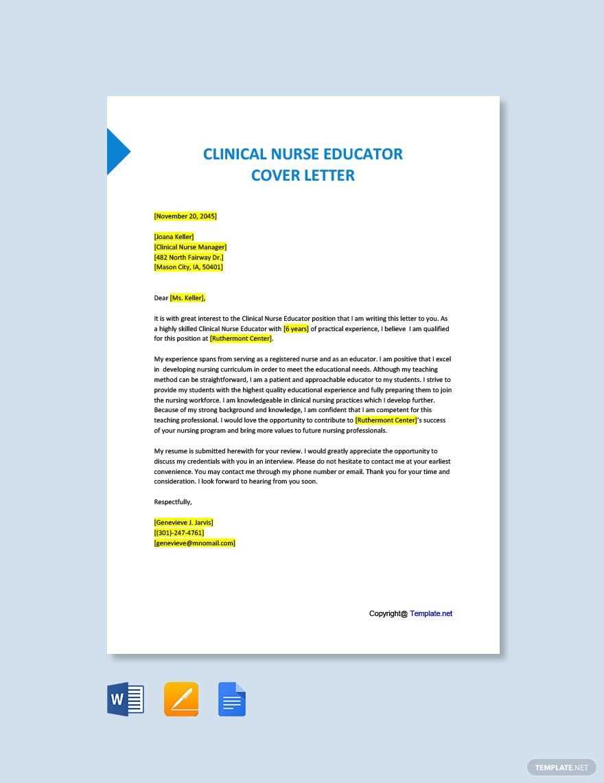 clinical site selection letter template