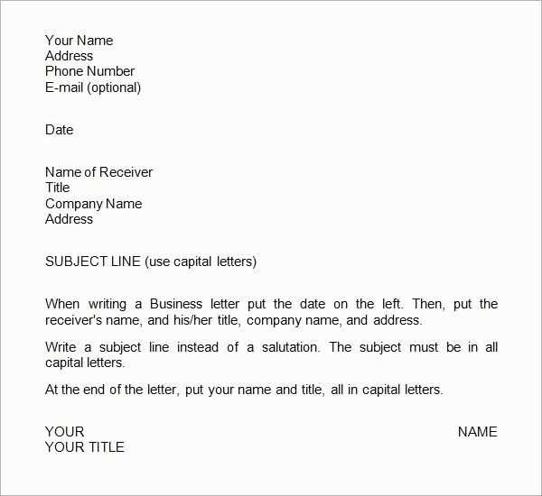 letter addressing template