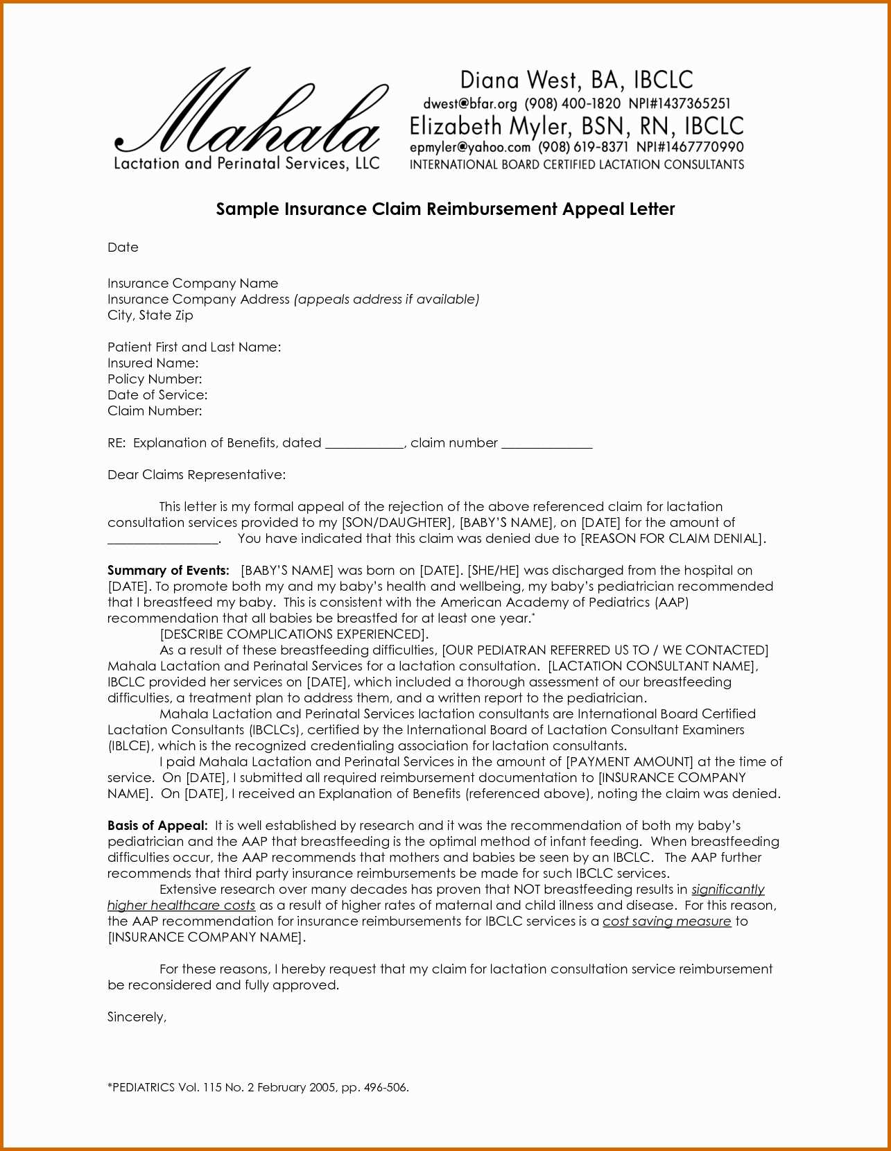 company car no claims bonus letter template