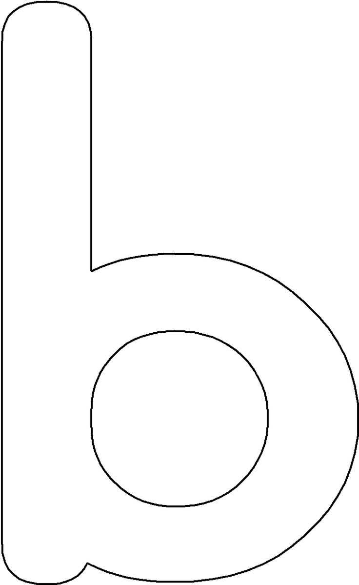 b letter template