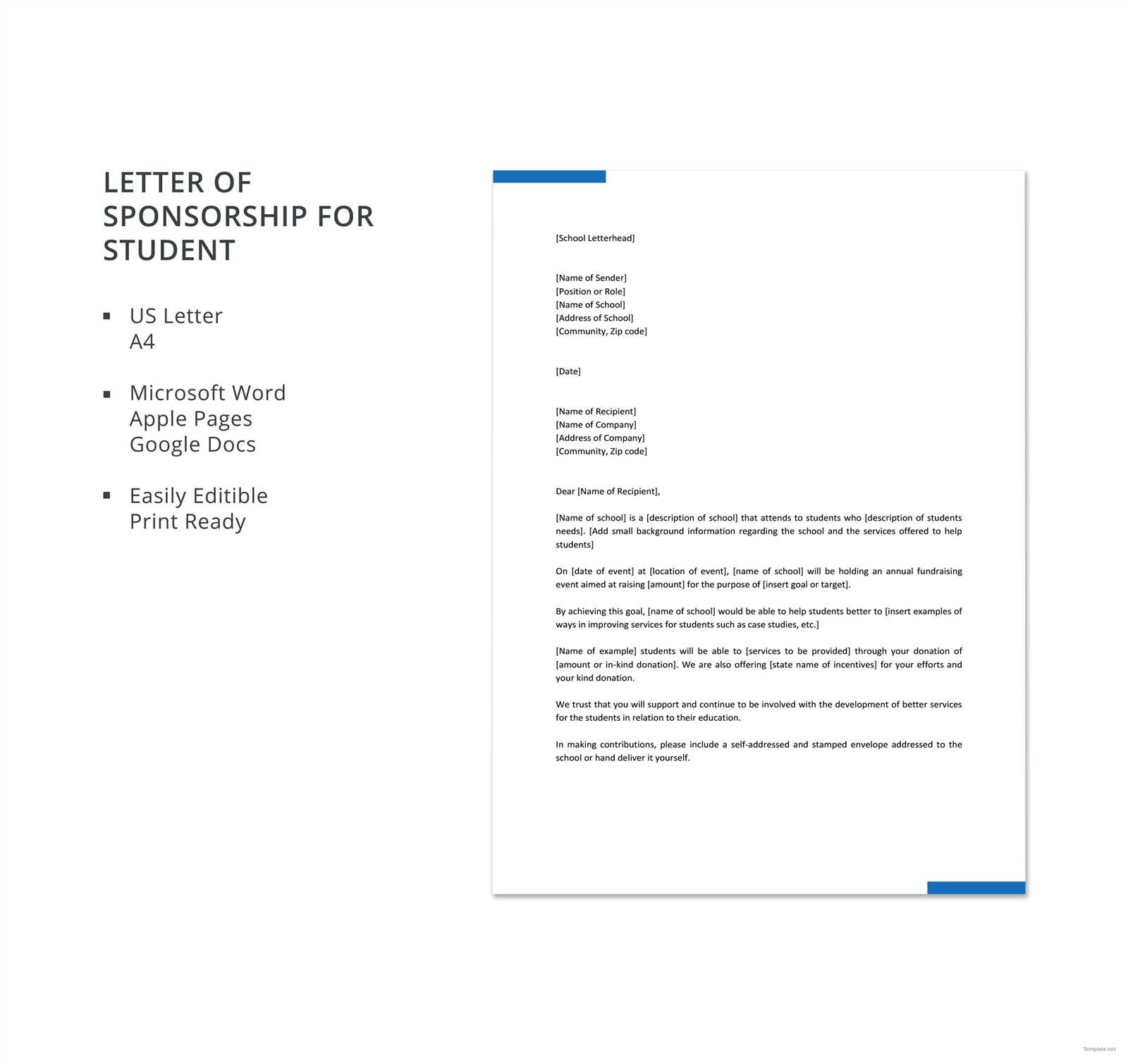 basketball sponsorship letter template