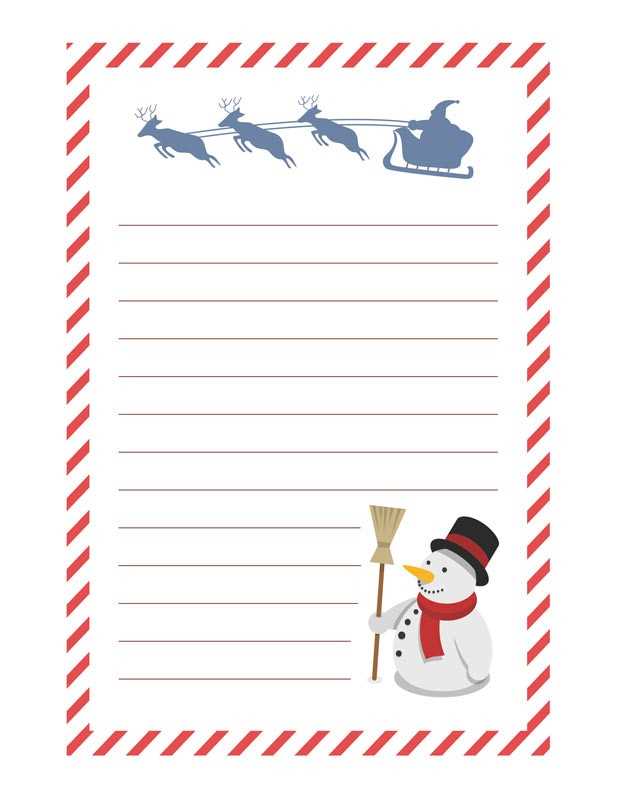 letter christmas template