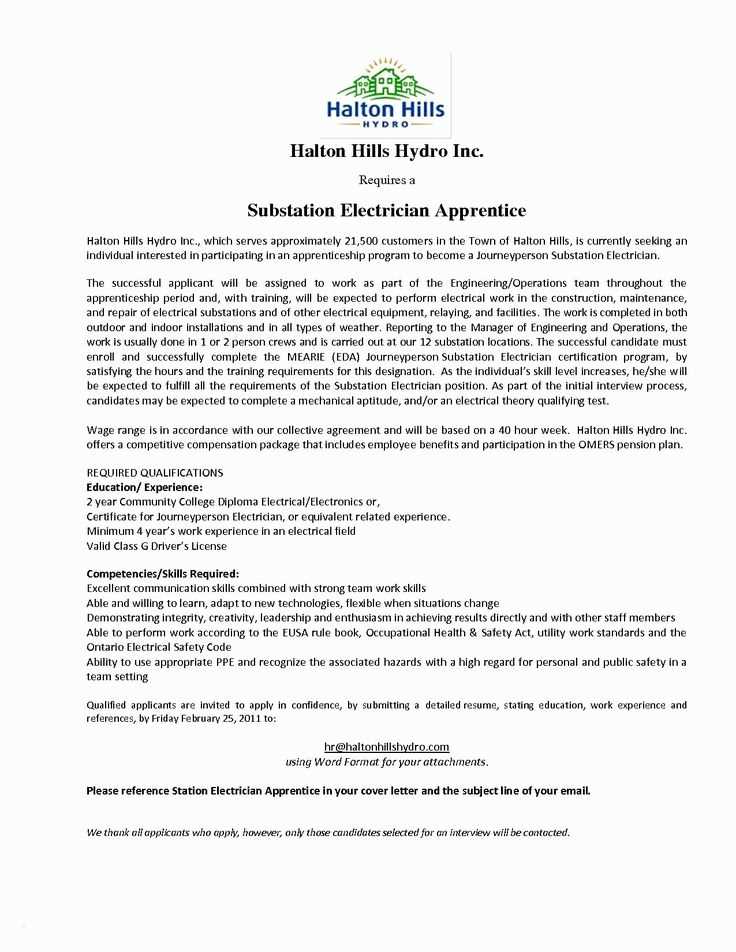 cover letter for apprenticeship template