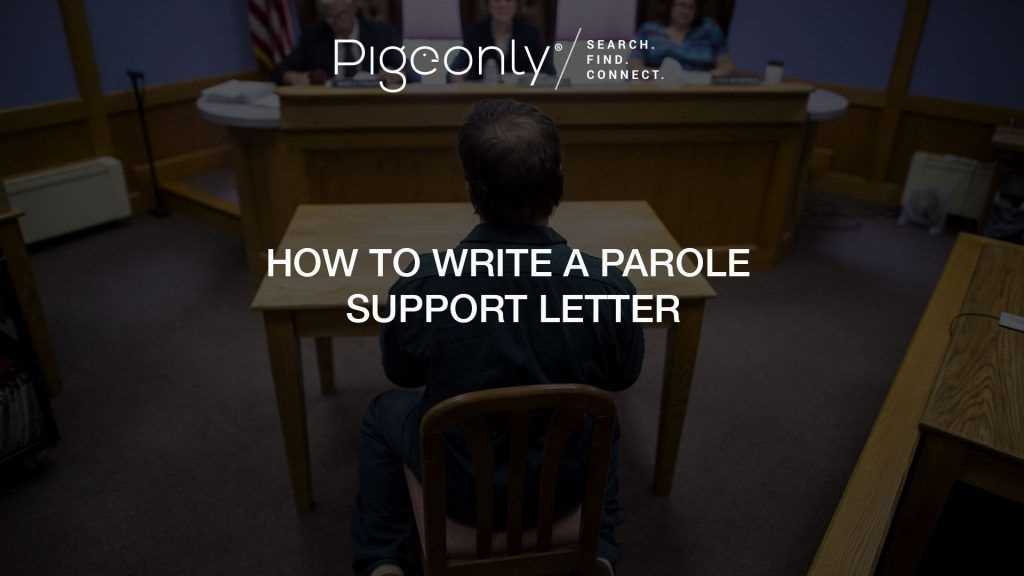 support letter for parole template