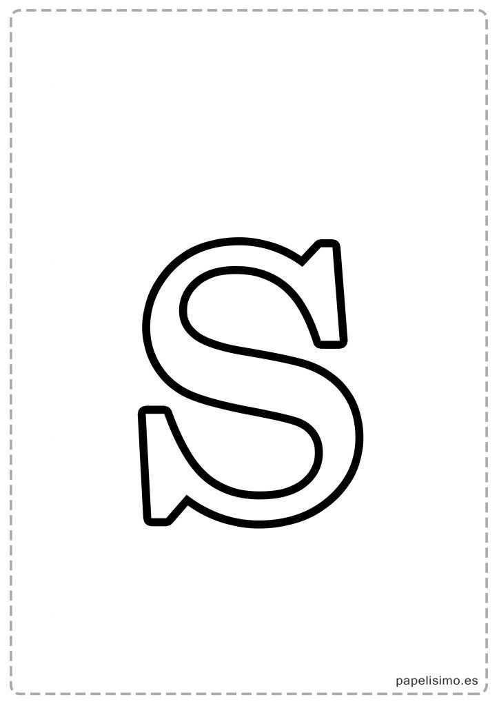 letter s template