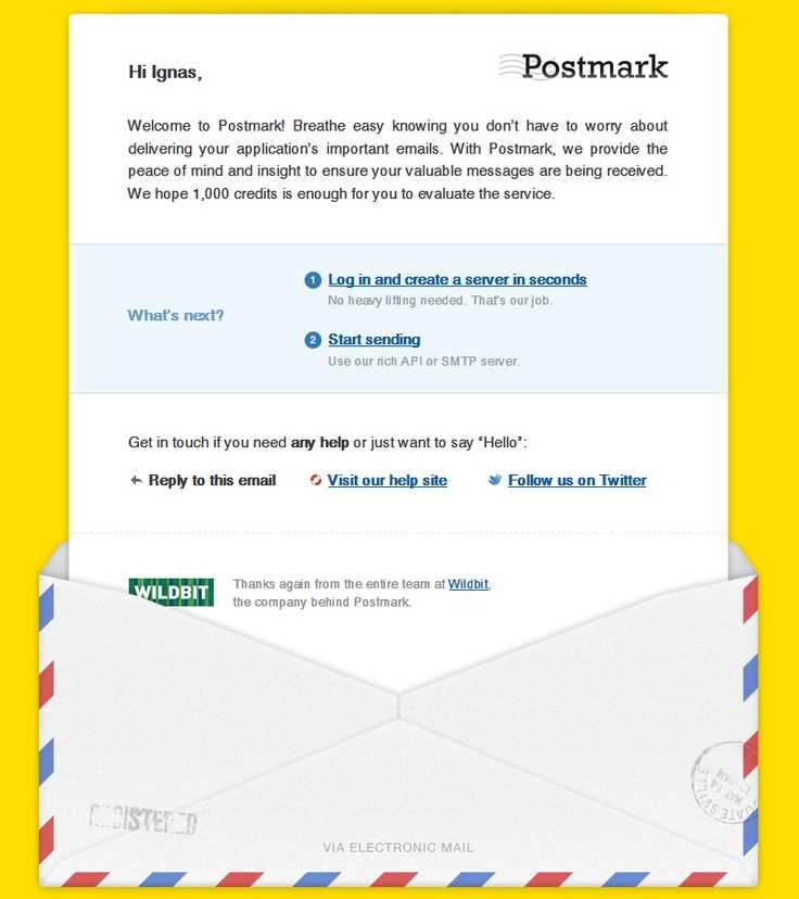 letter mail template