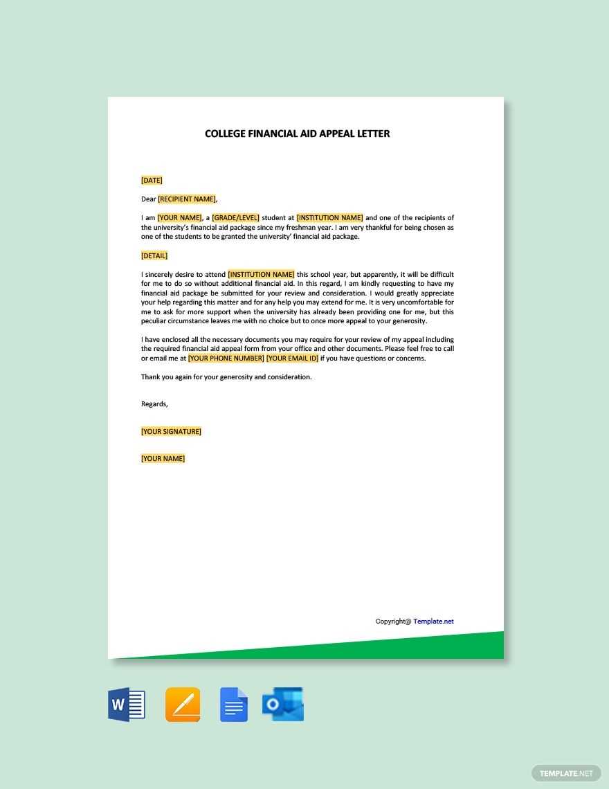 financial viability letter template