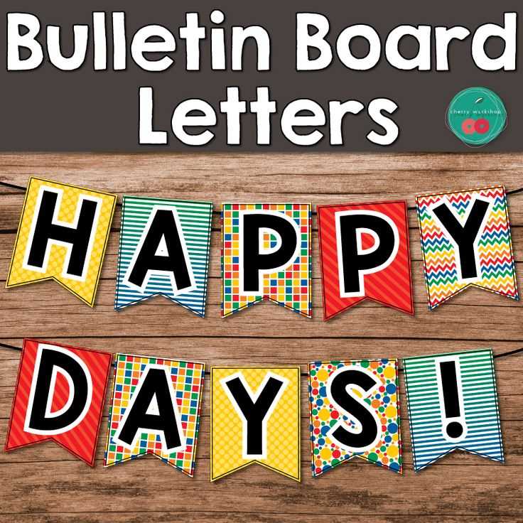 bulletin board letter templates free